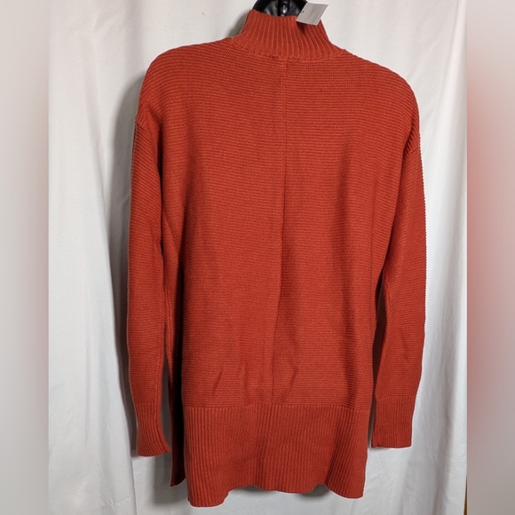 NWT Women's Talbots Rust Original Turtleneck Tunic Sweater | Size S - Picture 3 of 11